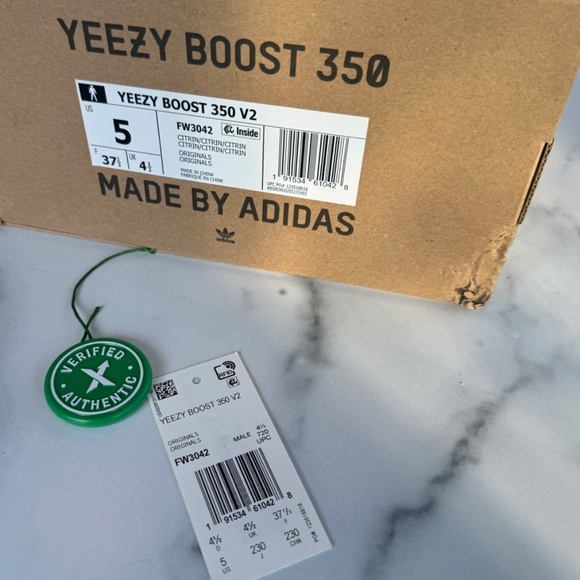 Yeezy - Boost 350 V2 - Citrin (non-reflective) - US Men\'s 5 main image 6